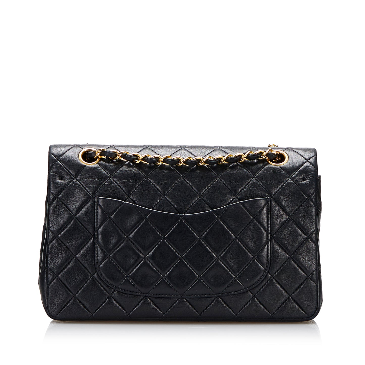 Medium Classic Lambskin Double Flap