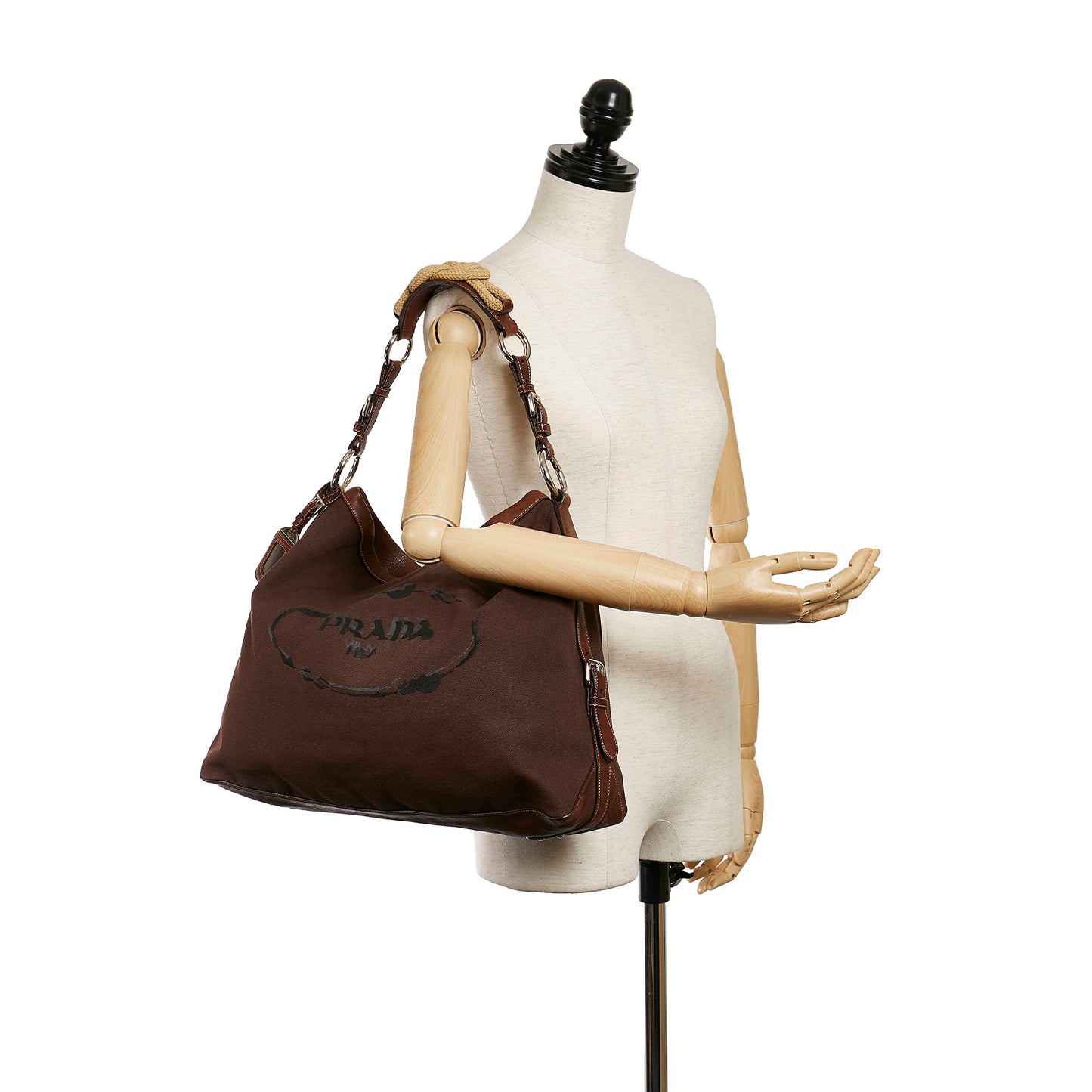 Canapa Logo Canvas Shoulder Bag