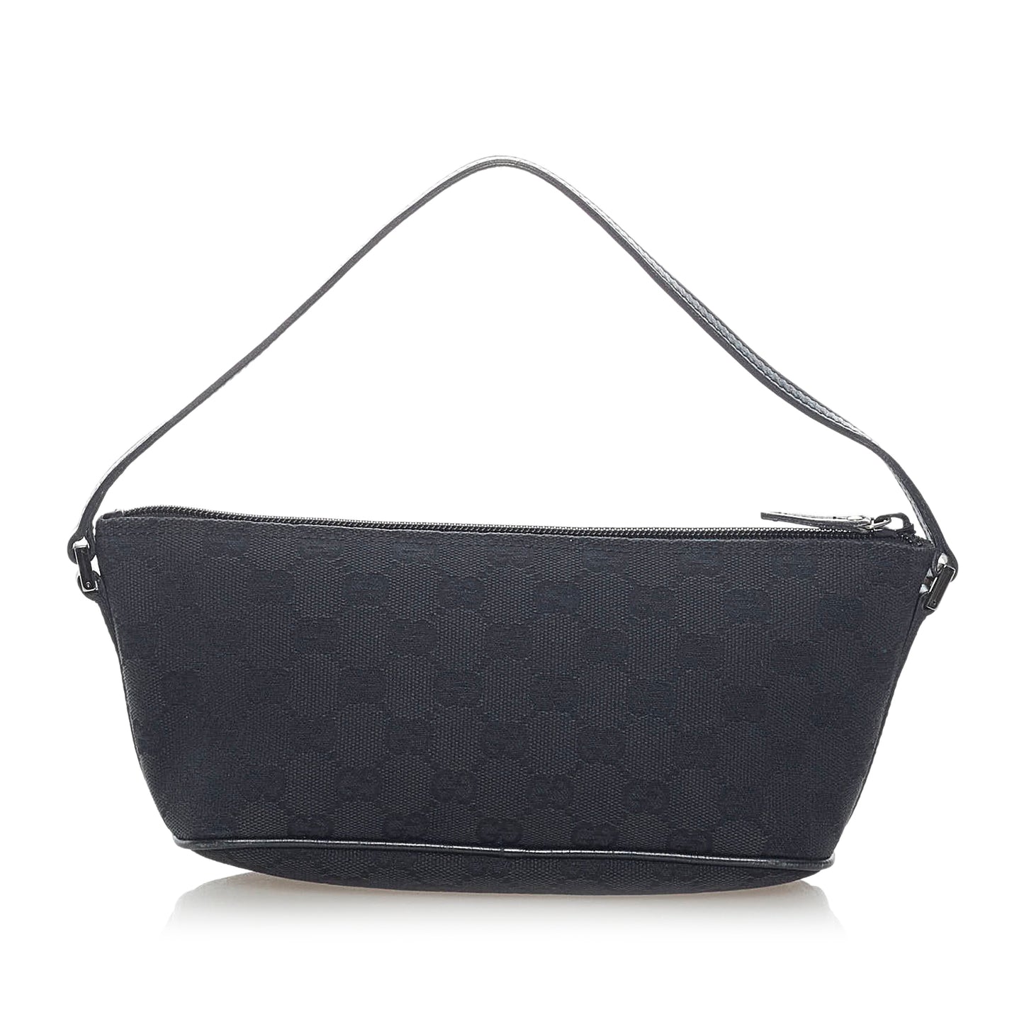 GG Canvas Boat Baguette