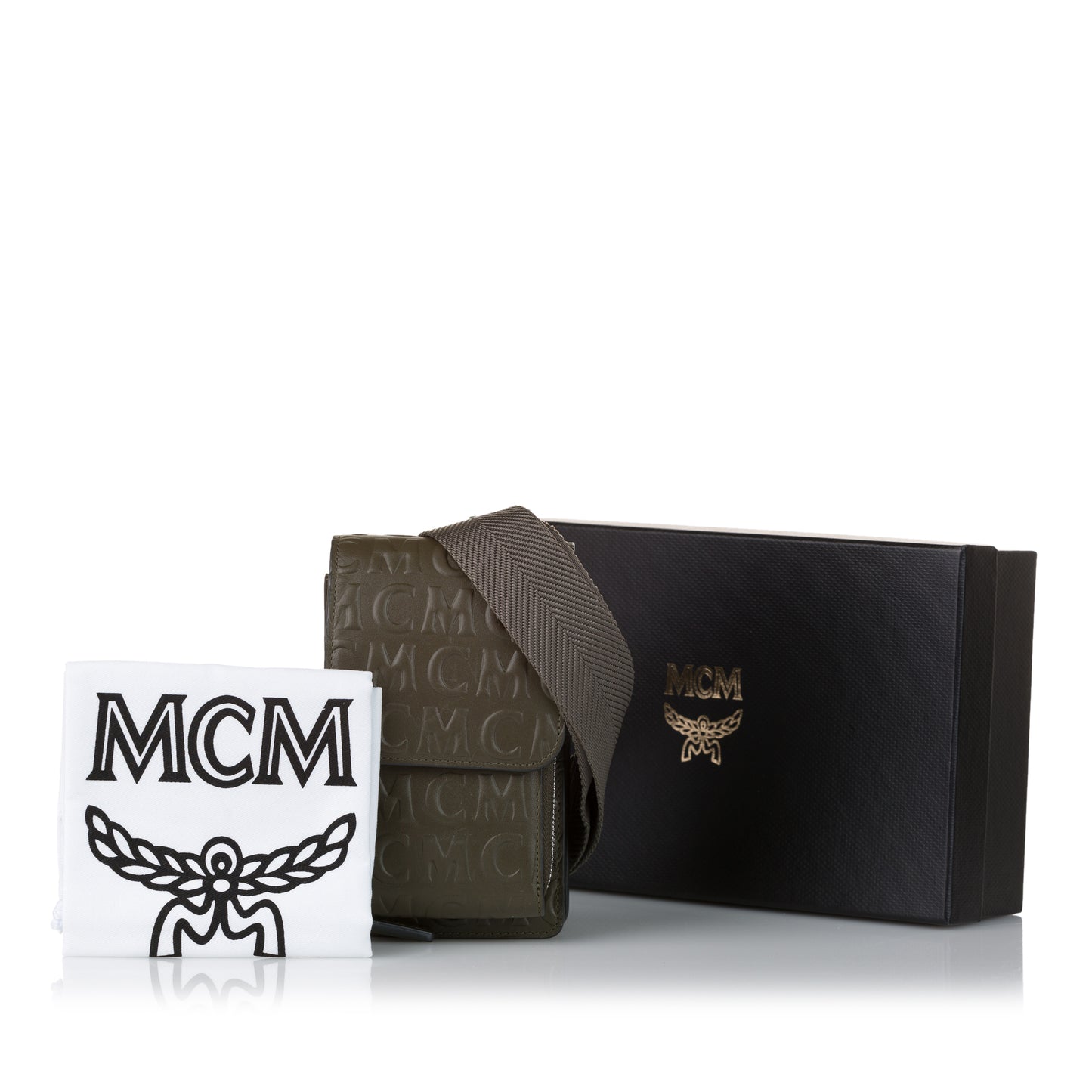 Sea Turtle Embossed Leather Wallet on Strap