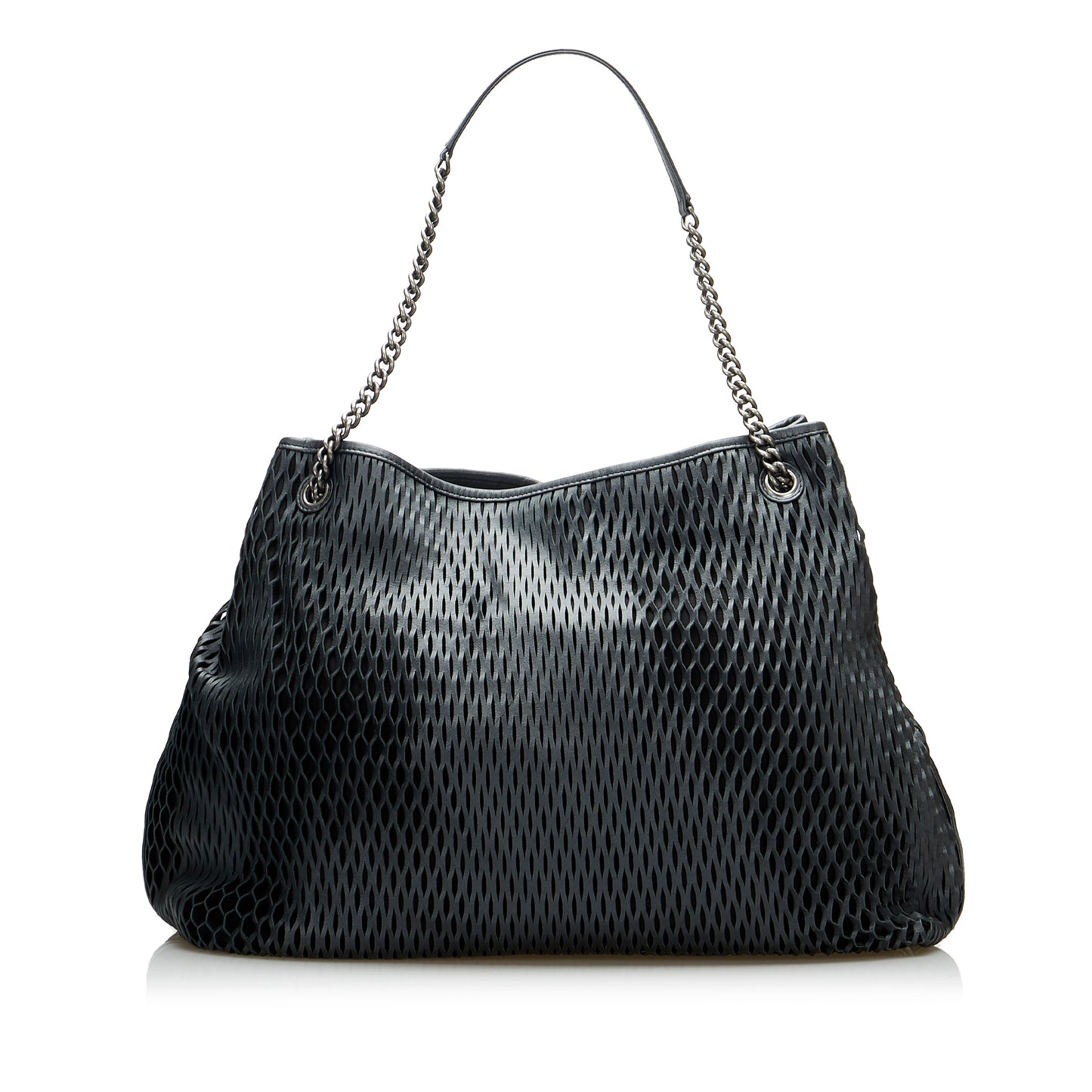 CC Perforated Leather Tote Bag