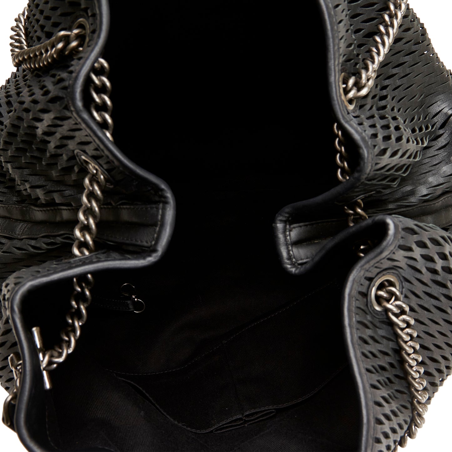 CC Perforated Leather Tote Bag