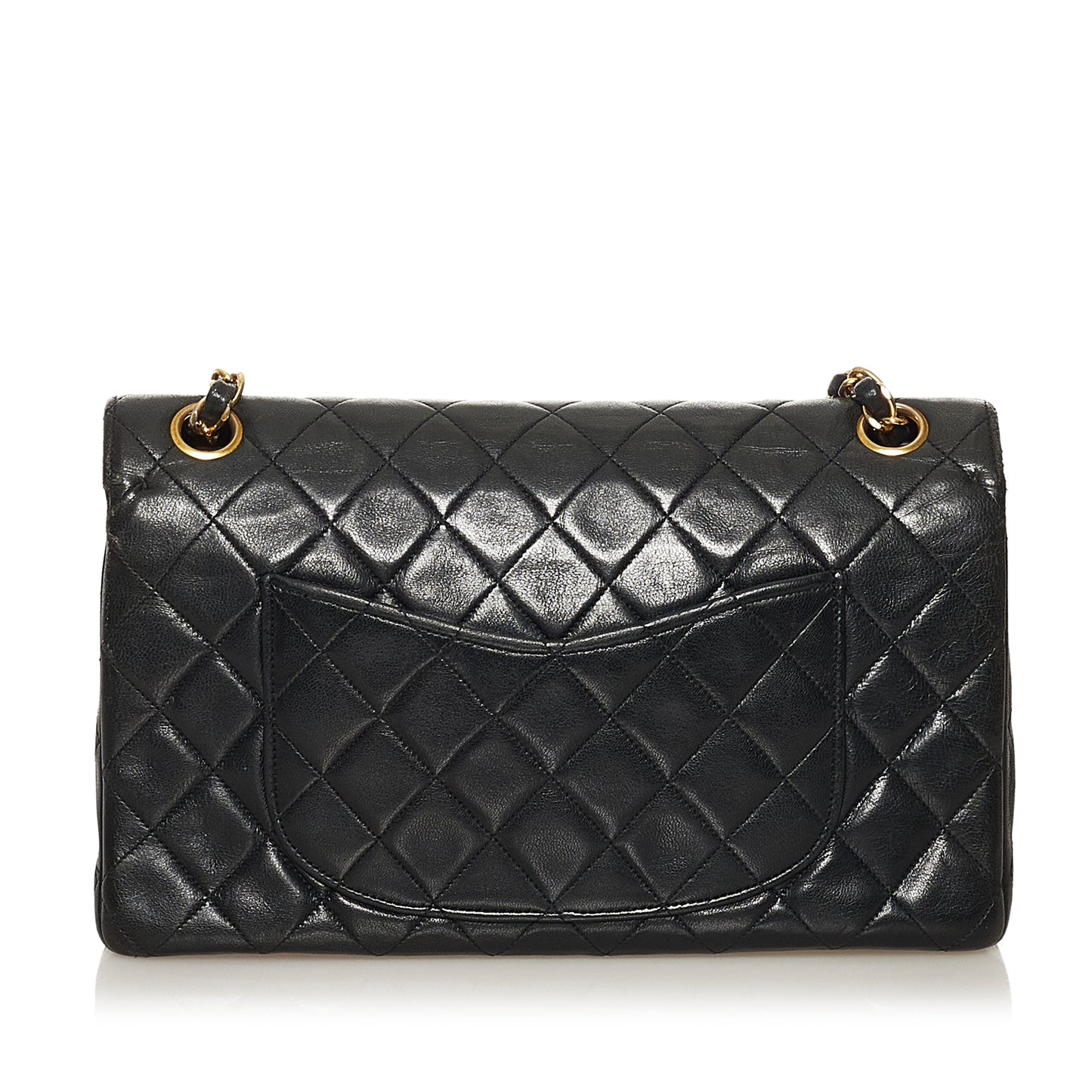 Medium Lambskin Double Flap