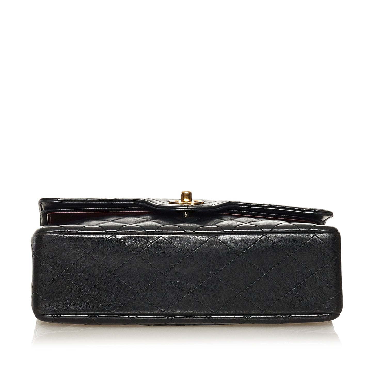 Medium Lambskin Double Flap