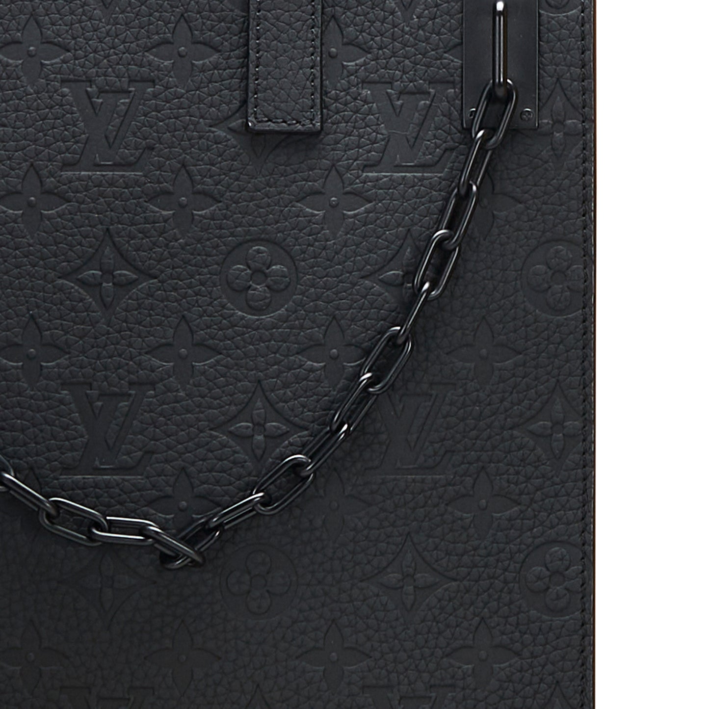 Monogram Taurillon Sac Plat