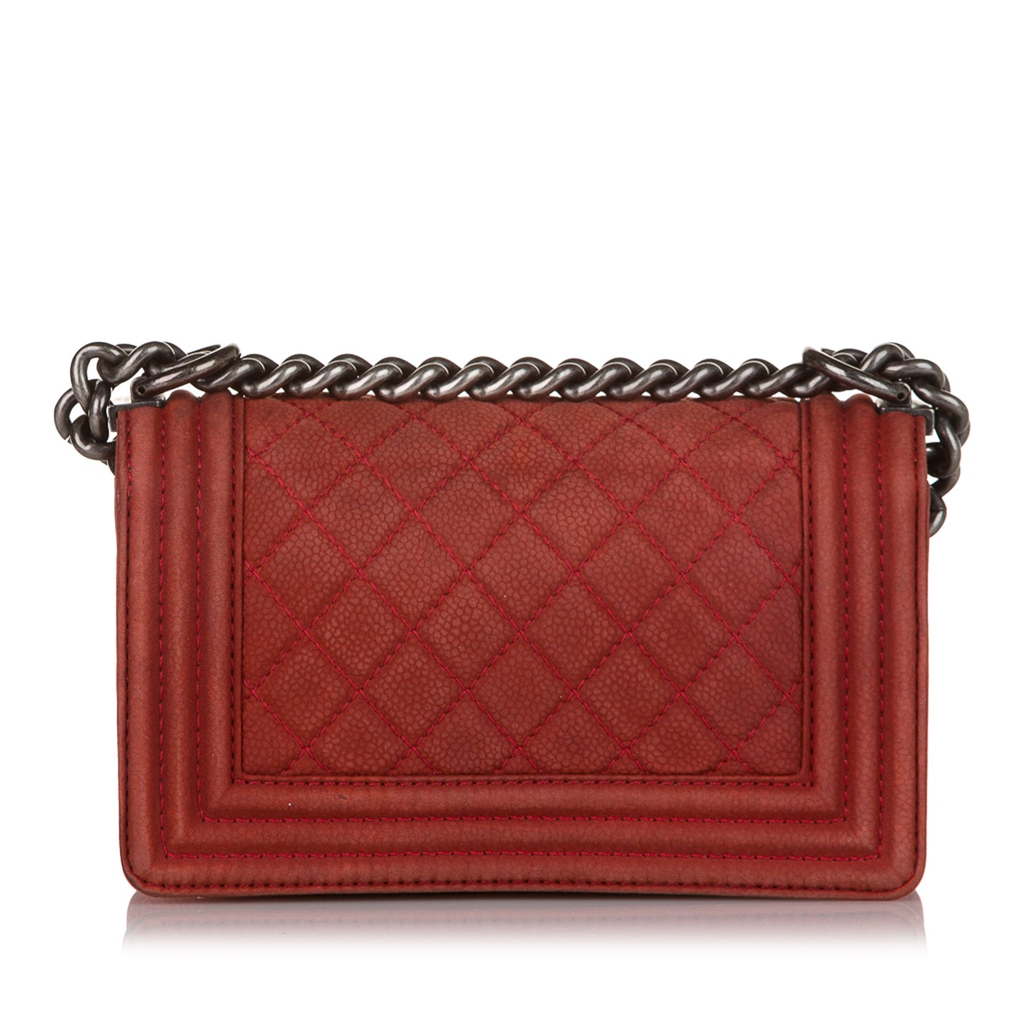 Boy Caviar Leather Flap Bag