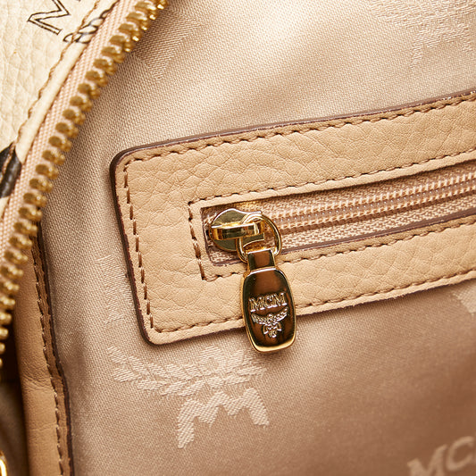 Visetos Sprinkle Stud Stark Leather Backpack