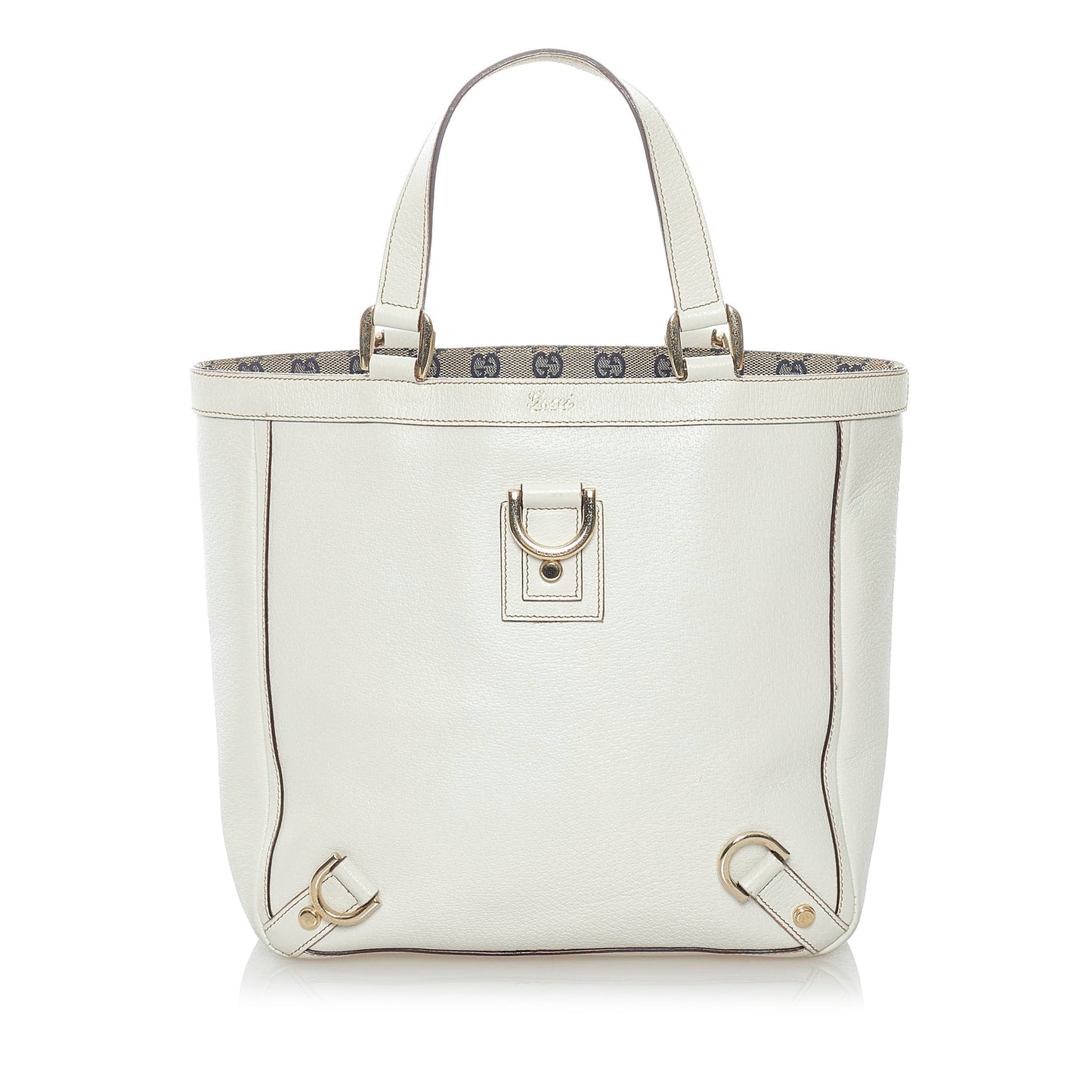Abbey-D Ring Leather Tote