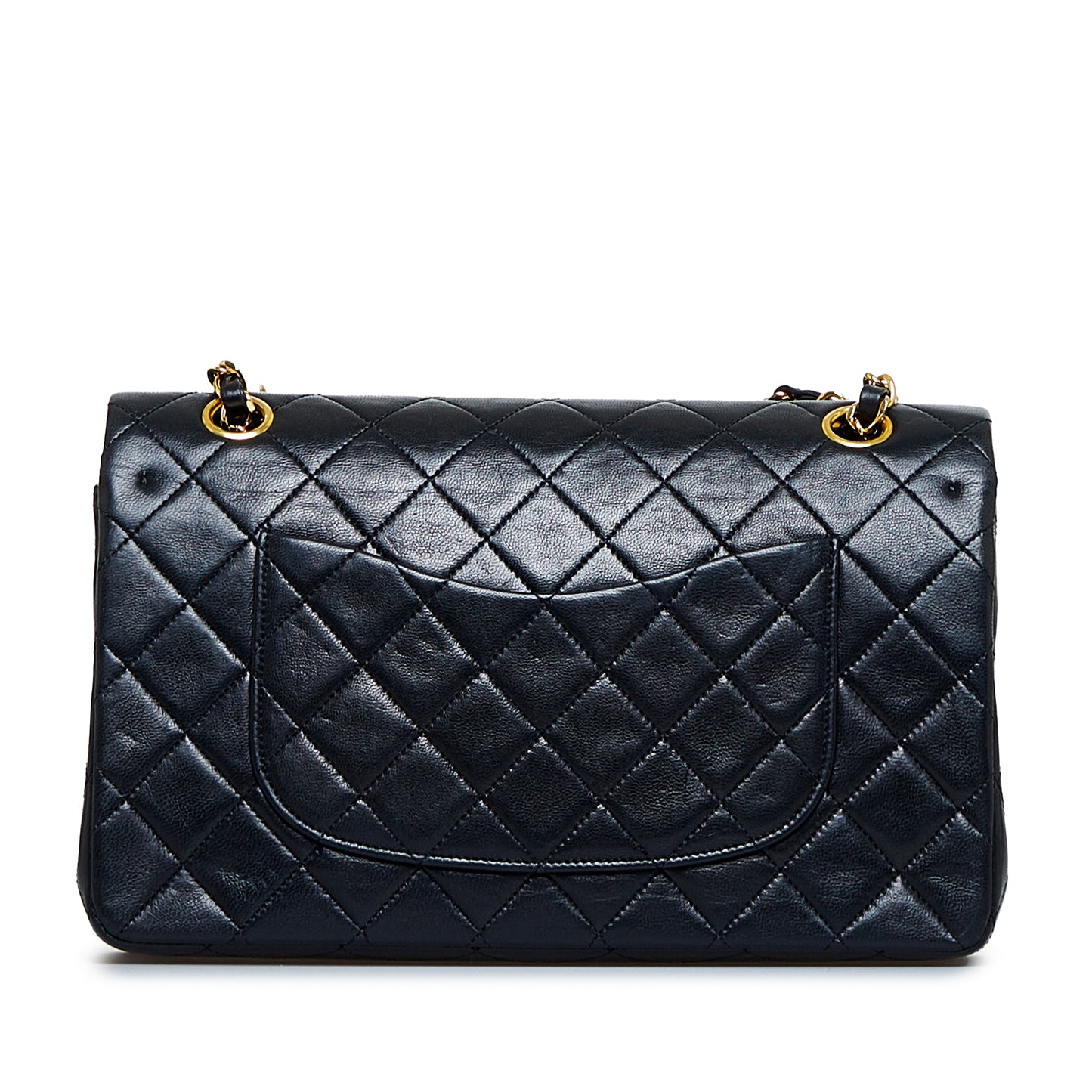 Medium Classic Lambskin Double Flap