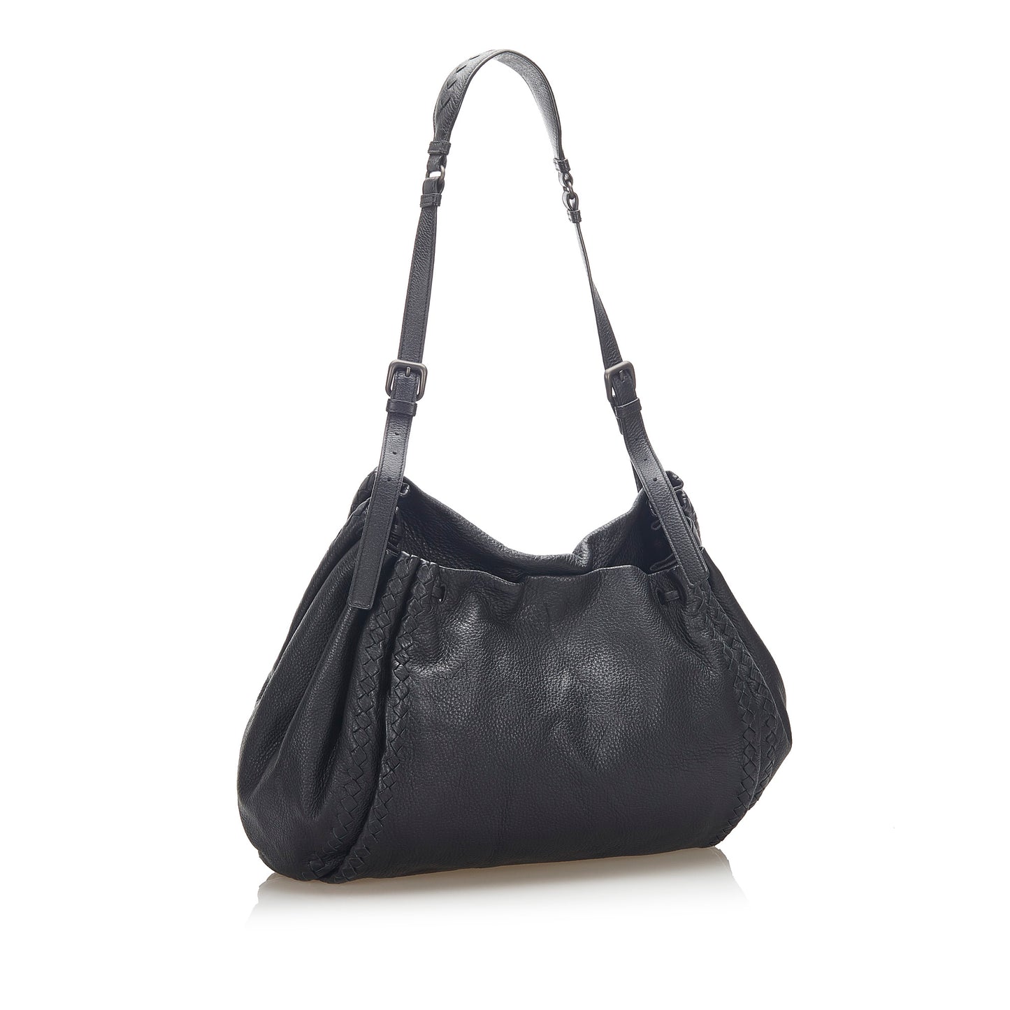 Intrecciato Leather Shoulder Bag
