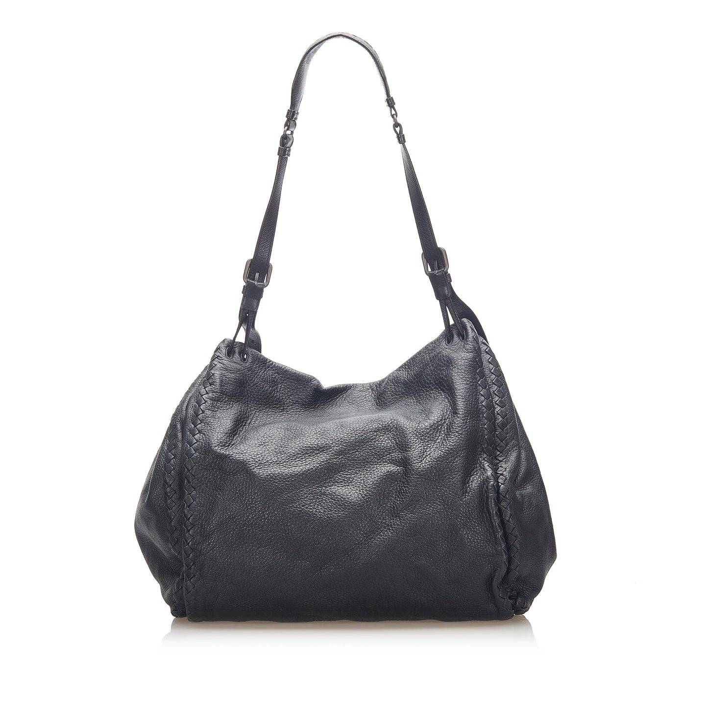 Intrecciato Leather Shoulder Bag