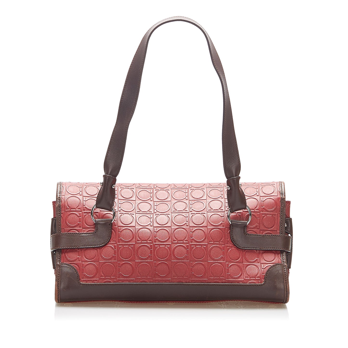 Gancini Leather Shoulder Bag