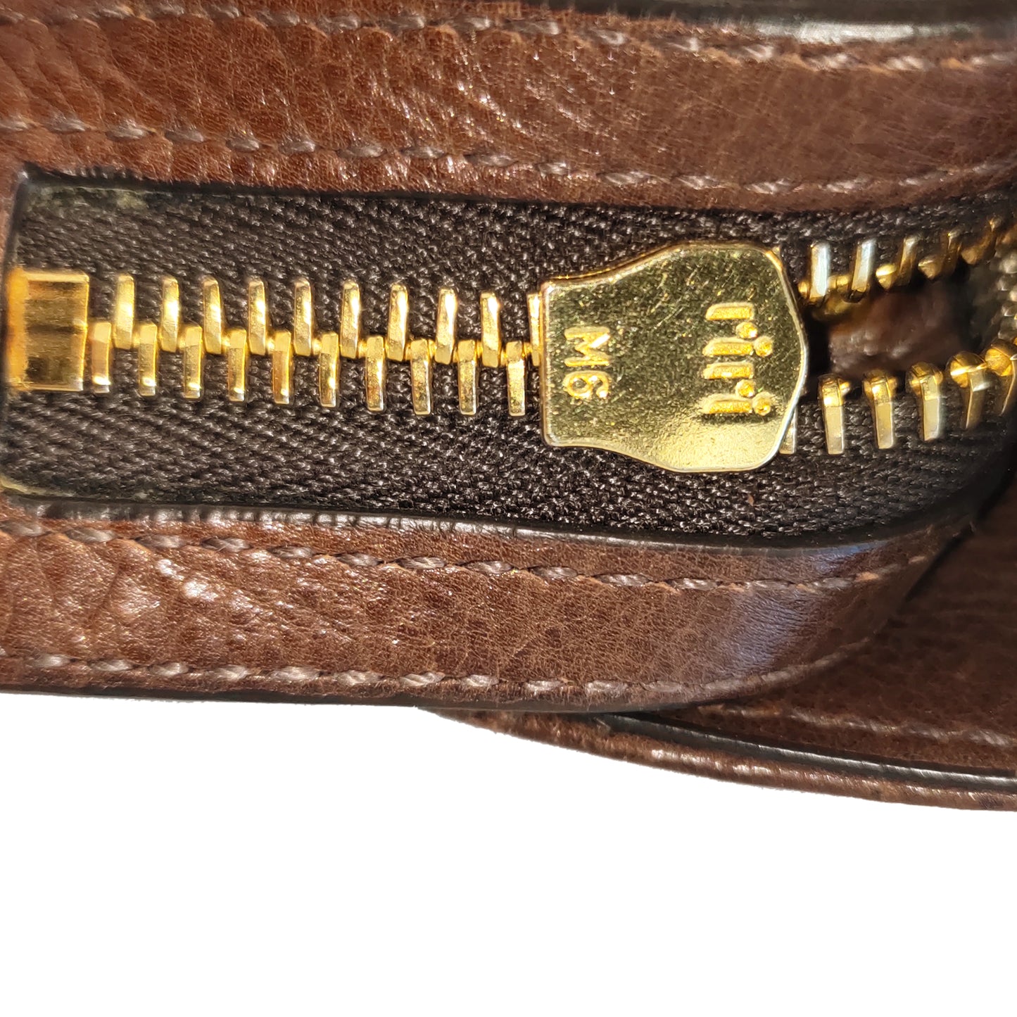 Studded Craquelle Satchel