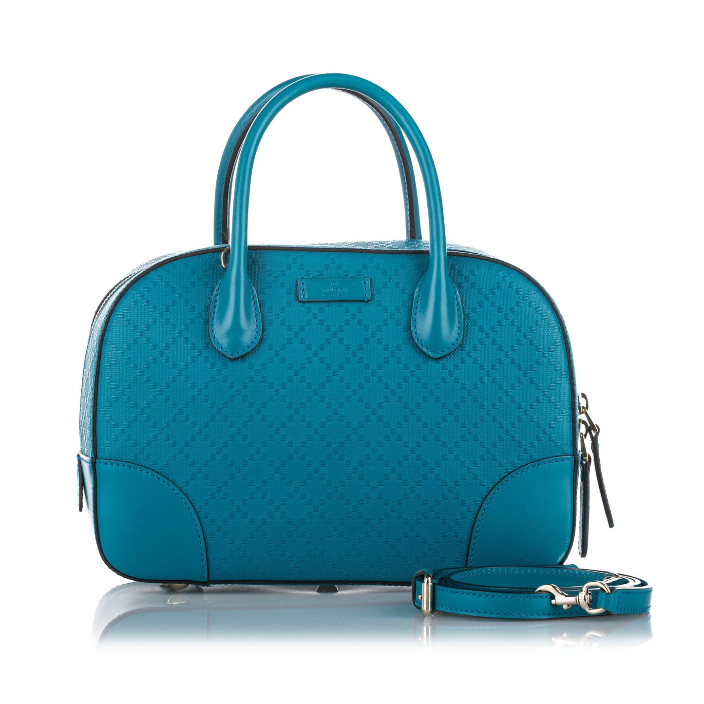Diamante Bright Leather Satchel