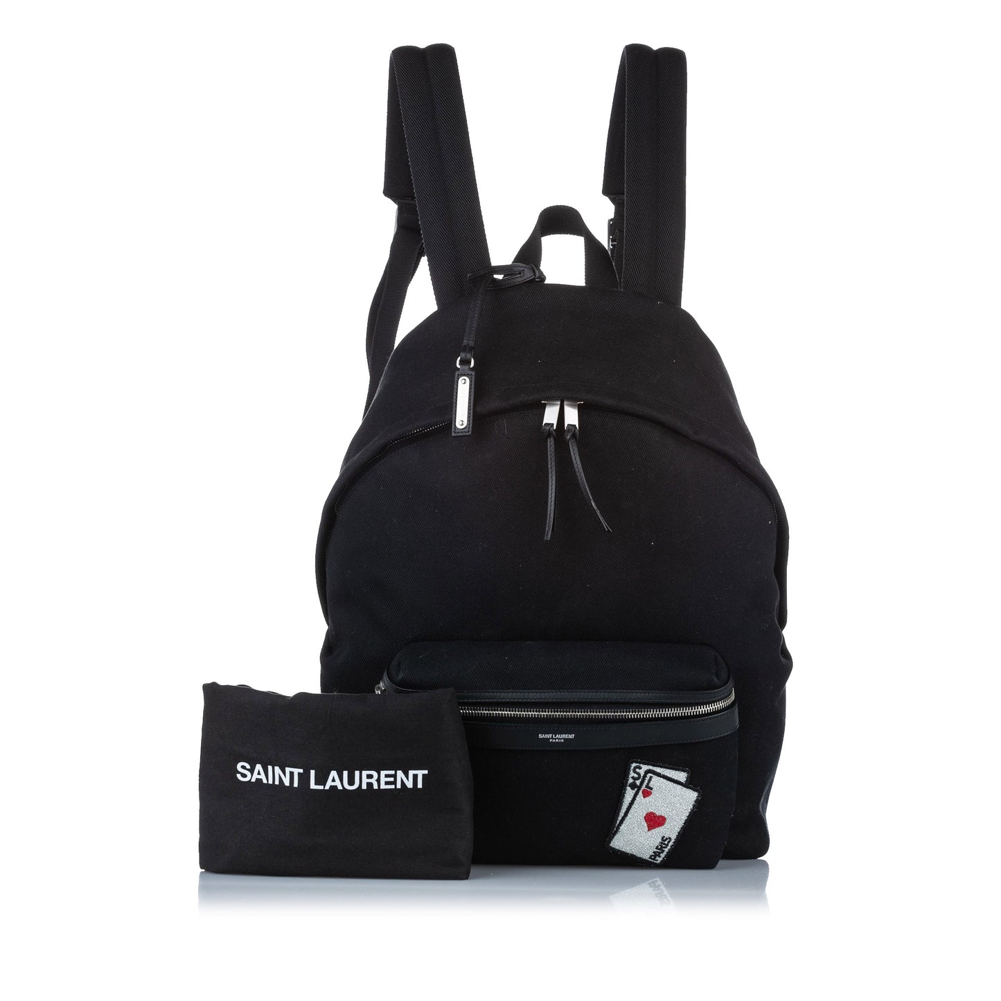 Playing Cards City Canvas Backpack