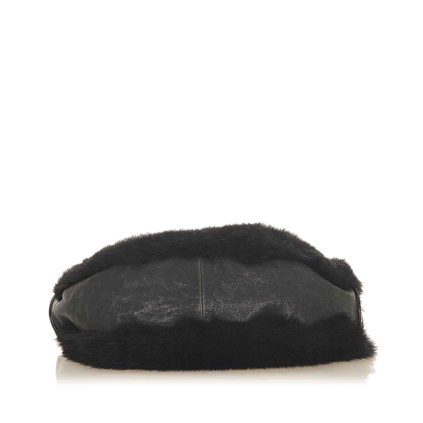 CC Rabbit Fur Shoulder Bag