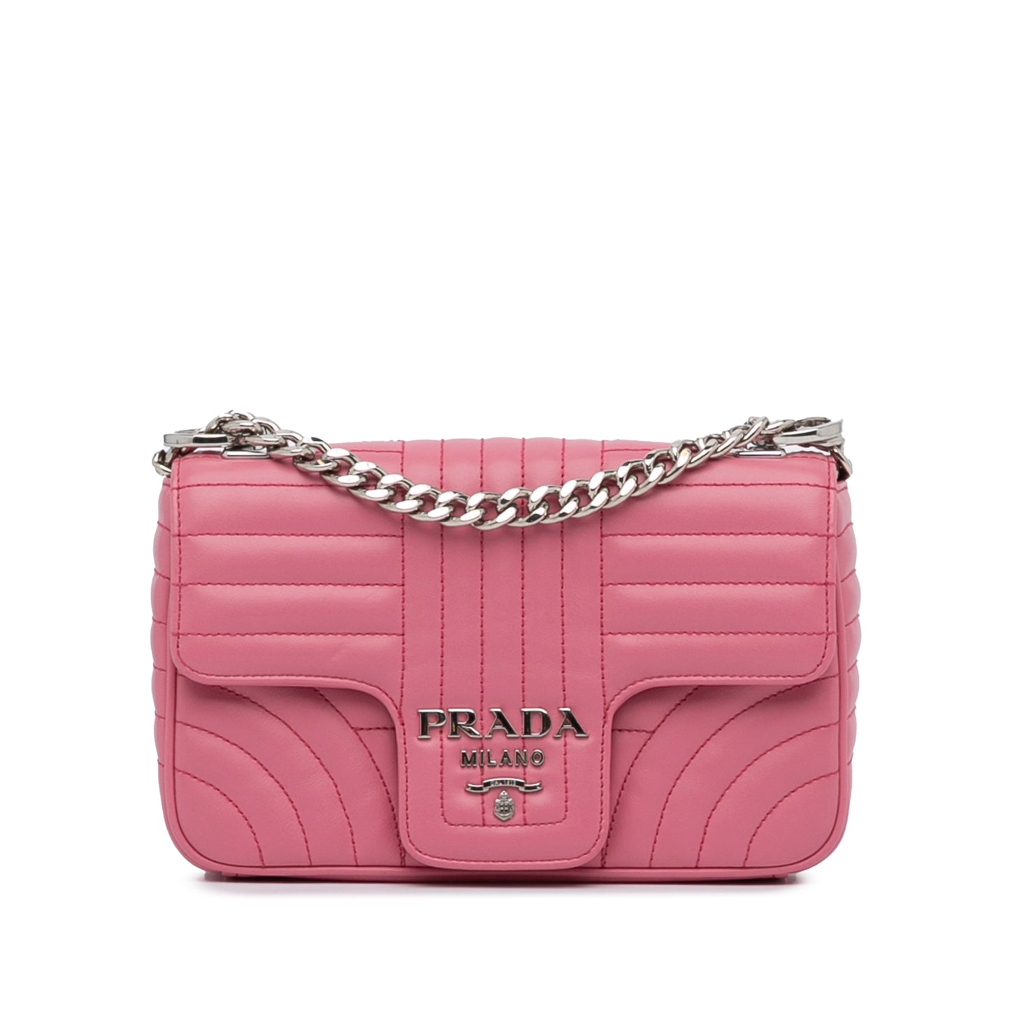 Small Soft Calf Impunture Diagramme Bag