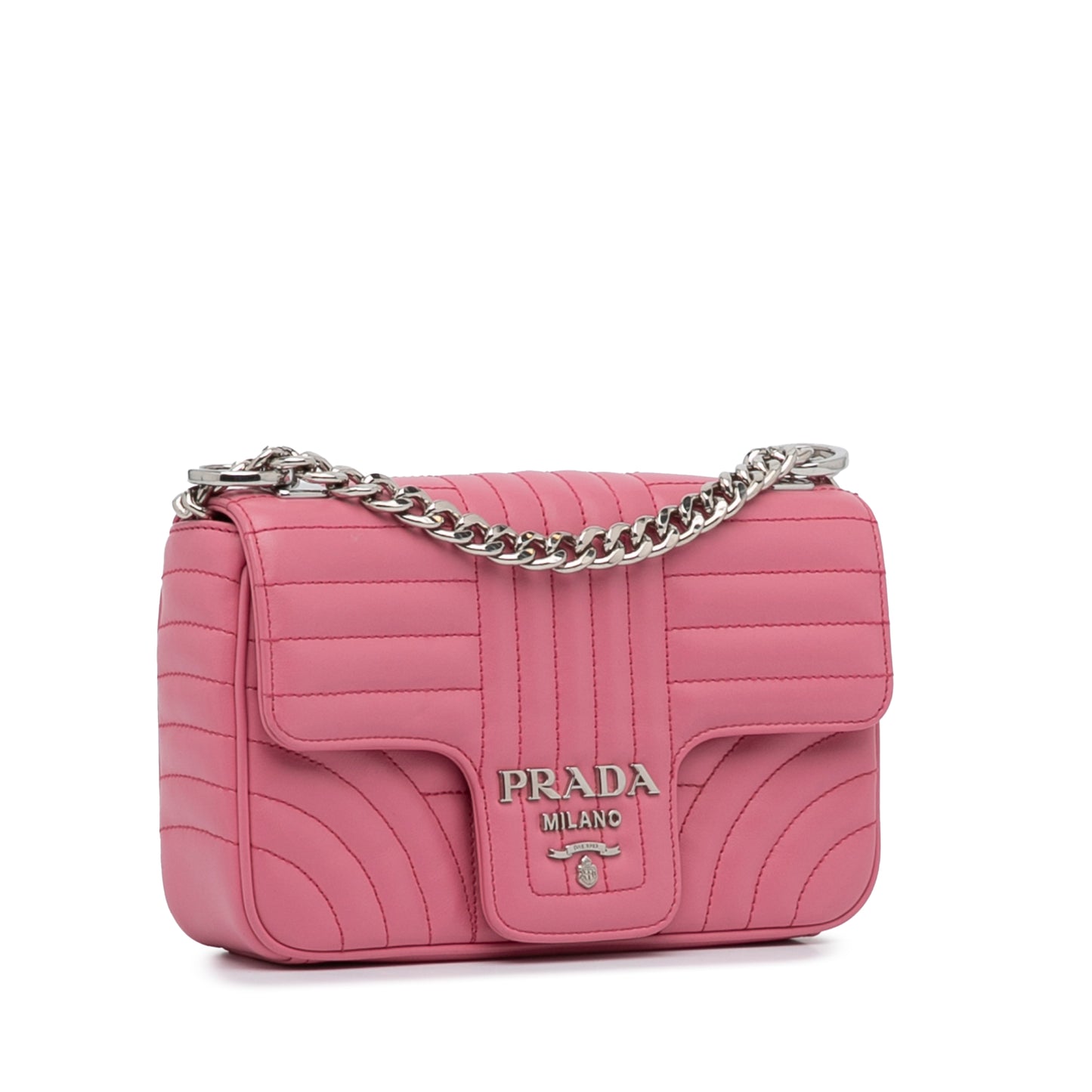 Small Soft Calf Impunture Diagramme Bag