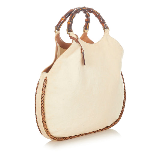 Bamboo Canvas Handbag