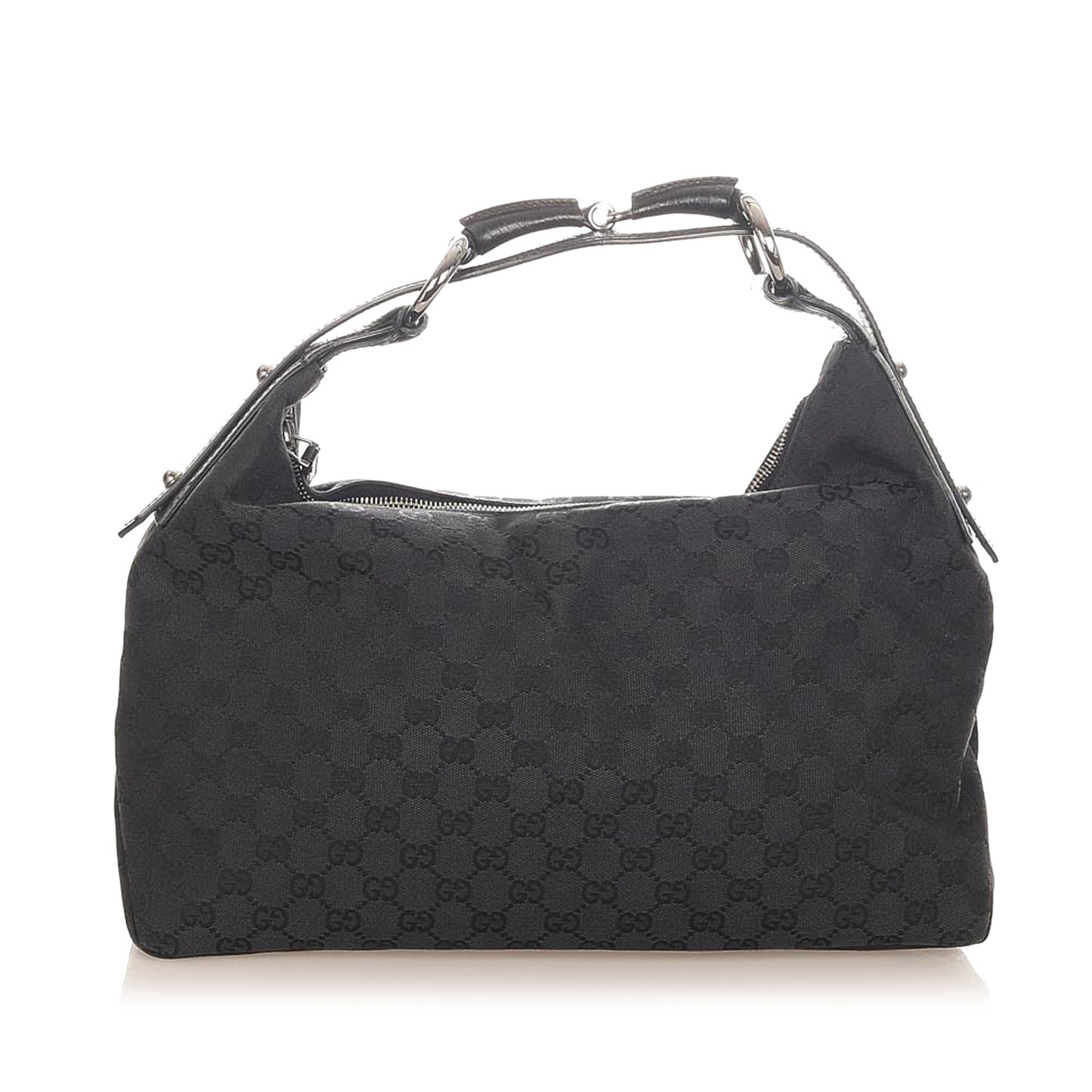 GG Horsebit Canvas Handbag