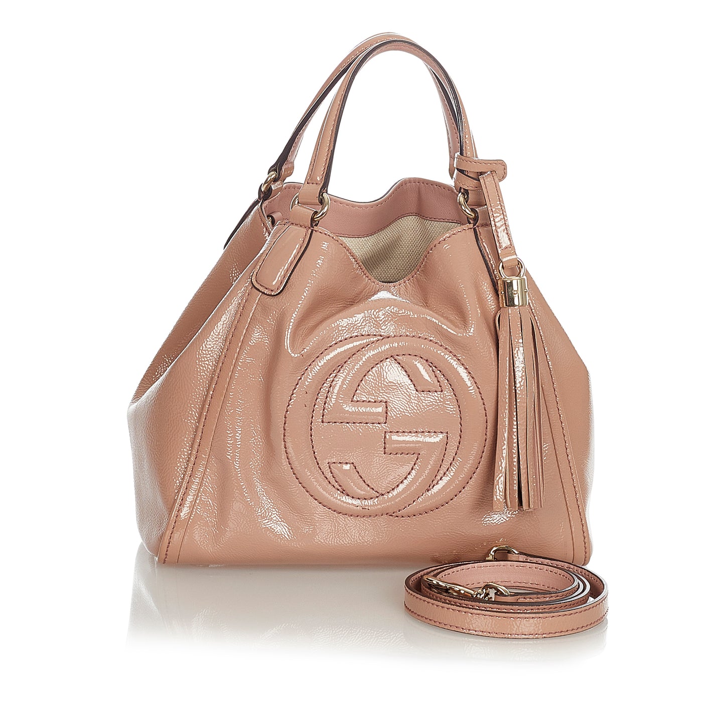 Medium Patent Soho Cellarius Satchel