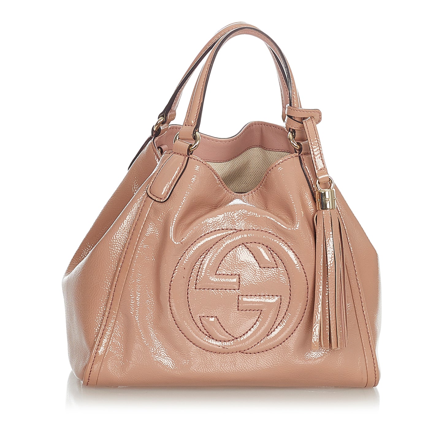 Medium Patent Soho Cellarius Satchel