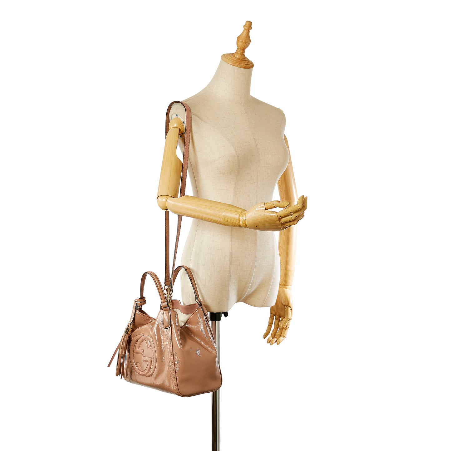 Medium Patent Soho Cellarius Satchel