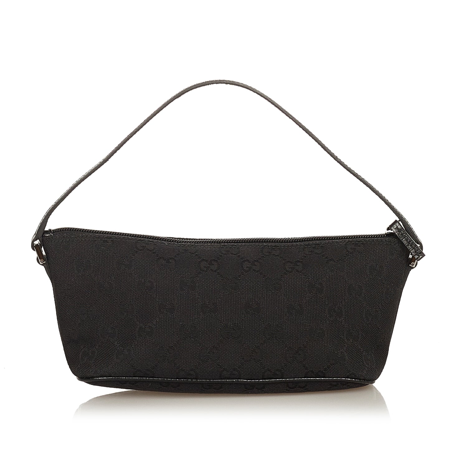 GG Canvas Boat Baguette