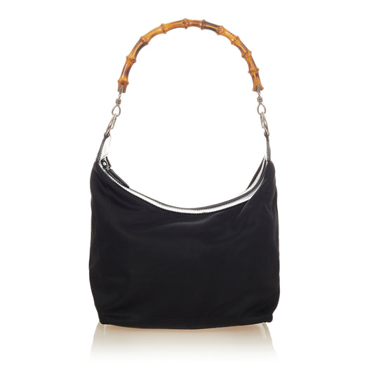 Bamboo Canvas Shoulder Bag