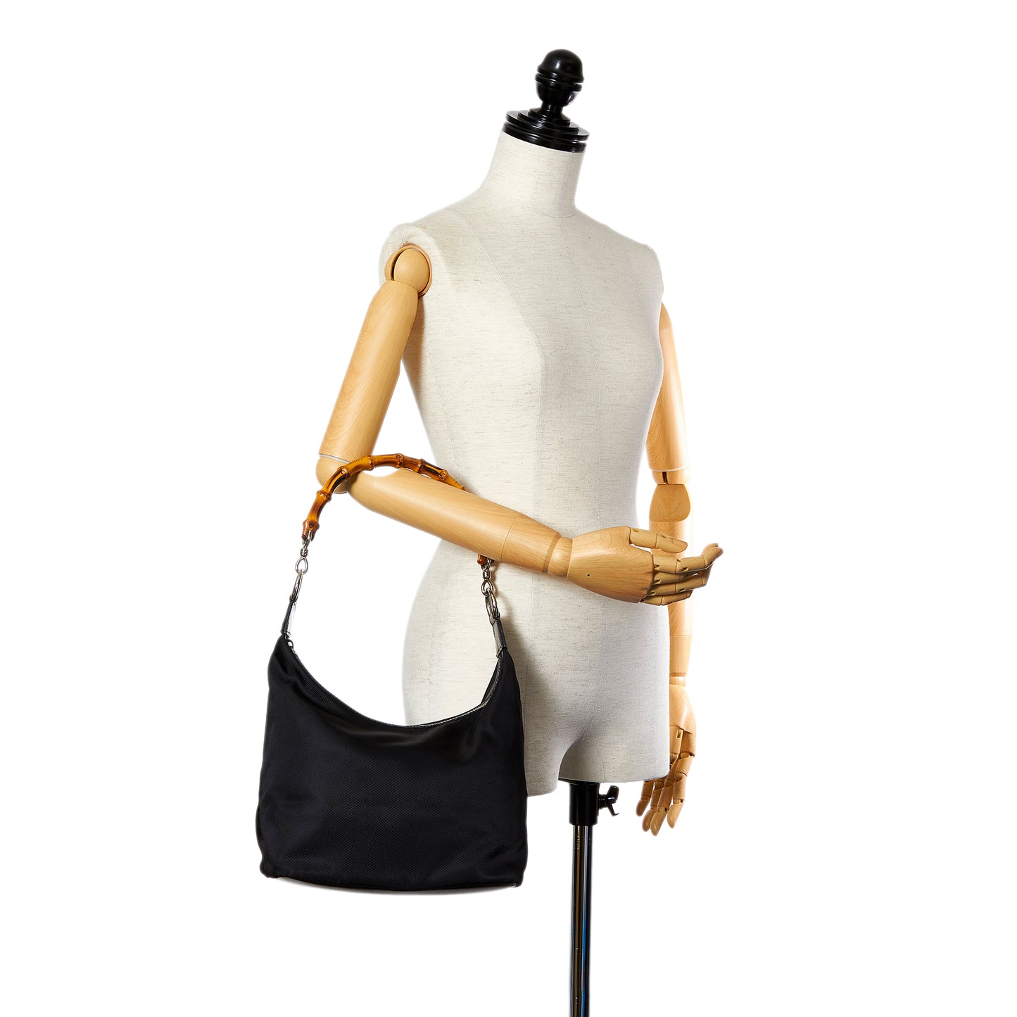 Bamboo Canvas Shoulder Bag