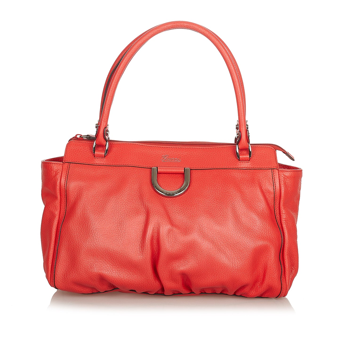 Abbey D-Ring Leather Shoulder Bag