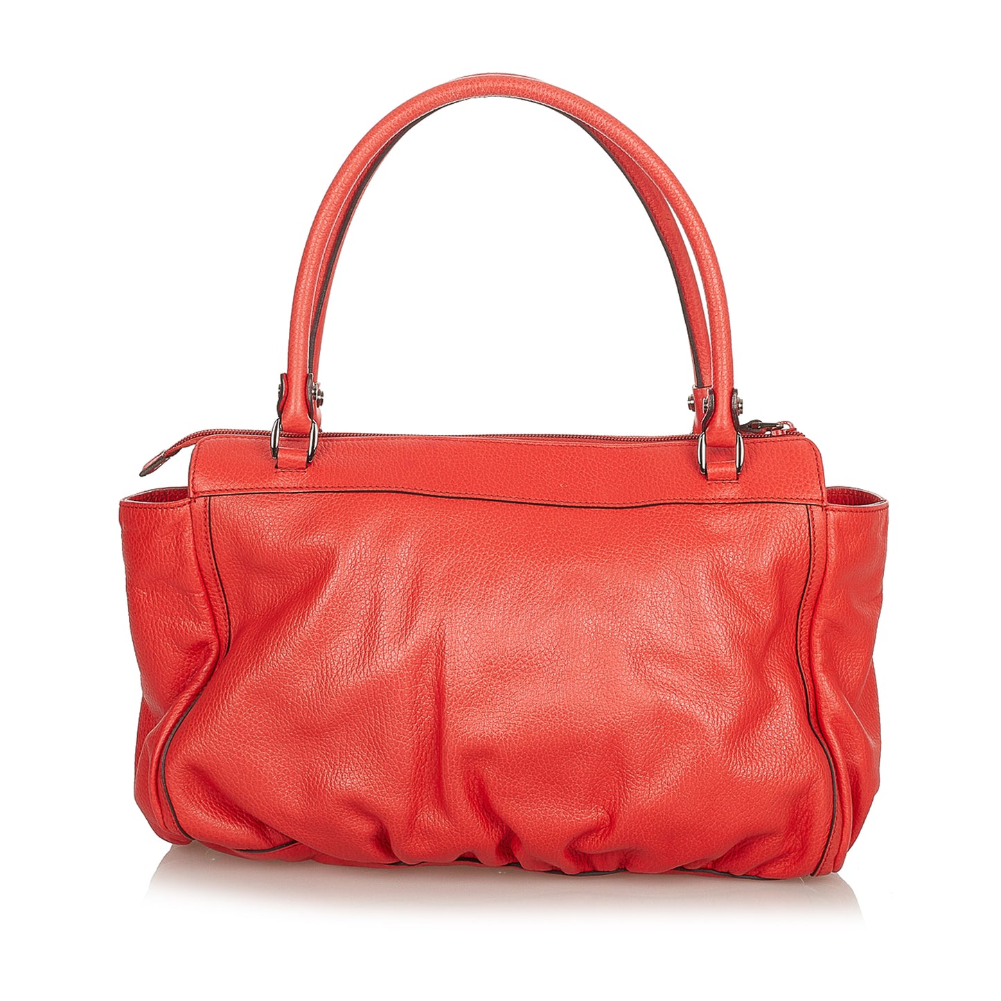 Abbey D-Ring Leather Shoulder Bag