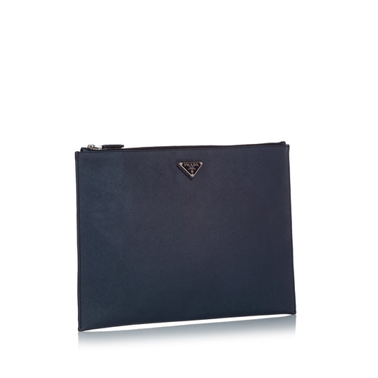 Saffiano Clutch Bag