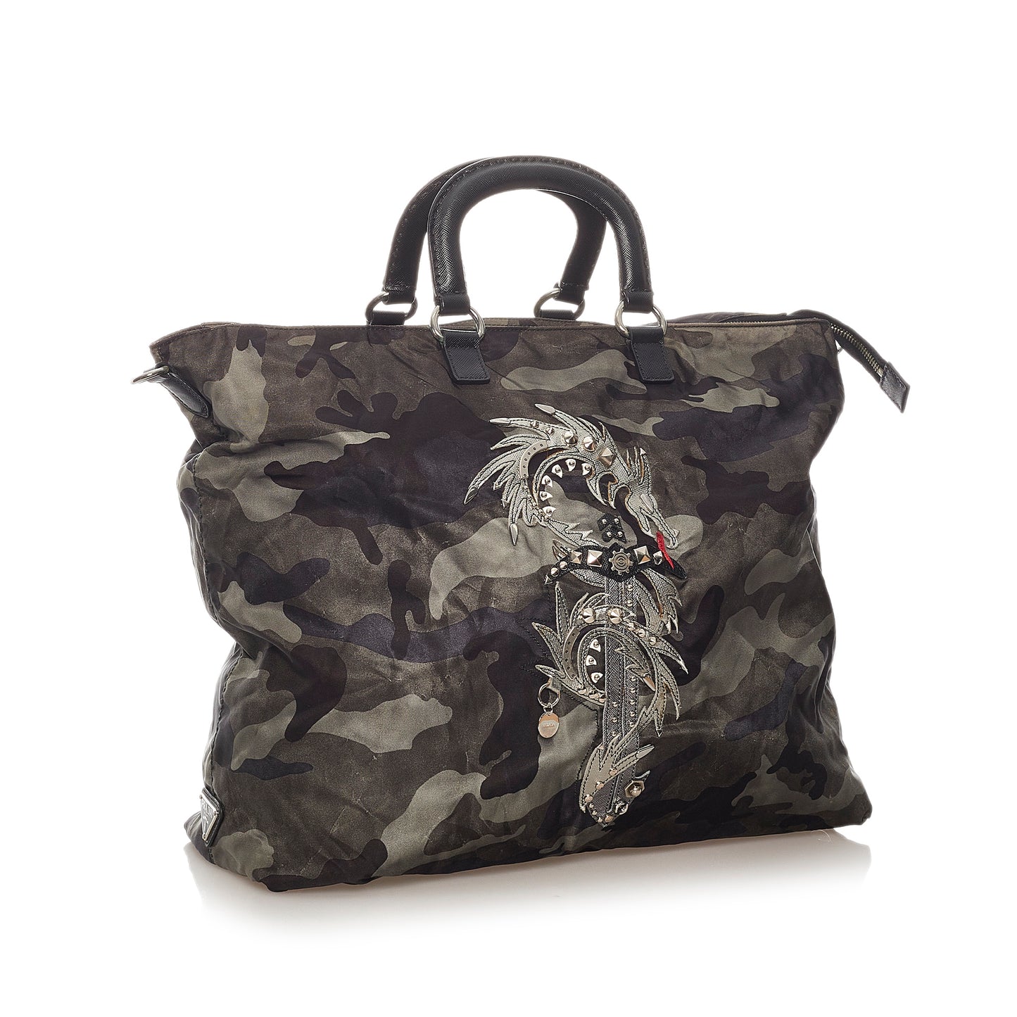 Tessuto Camouflage Dragon Satchel