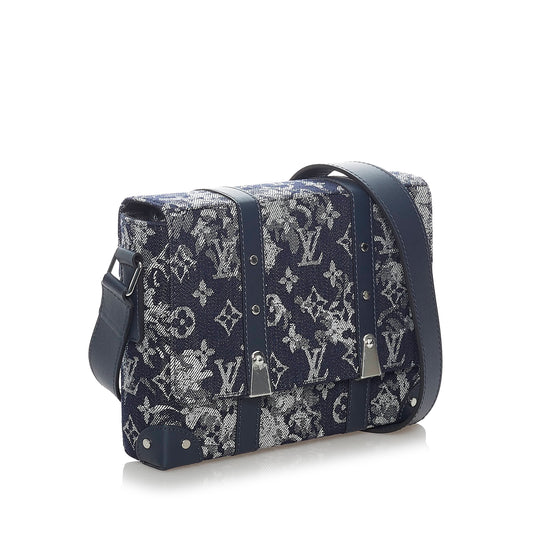 Monogram Tapestry Trunk Messenger