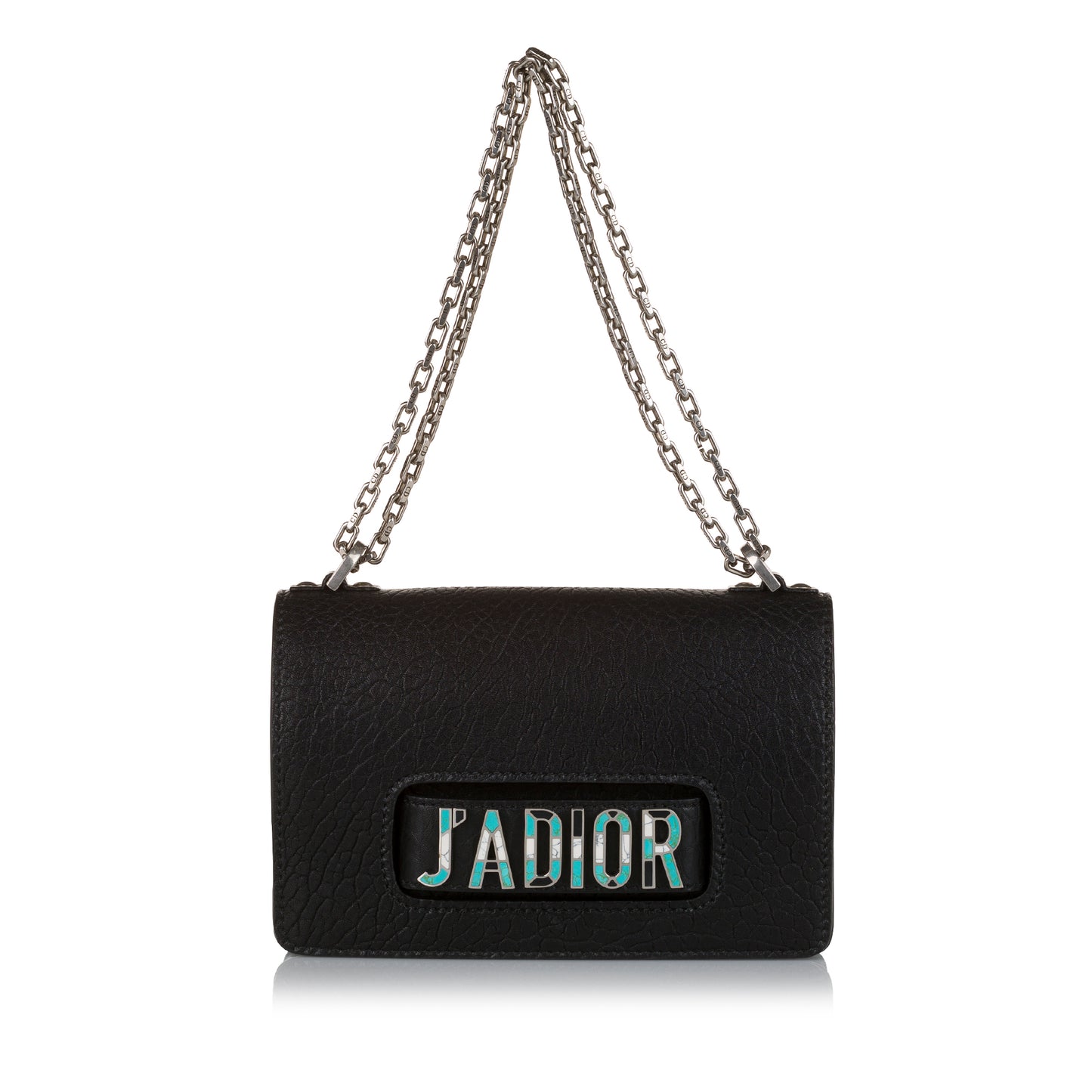 JaDior Chain Leather Flap Bag