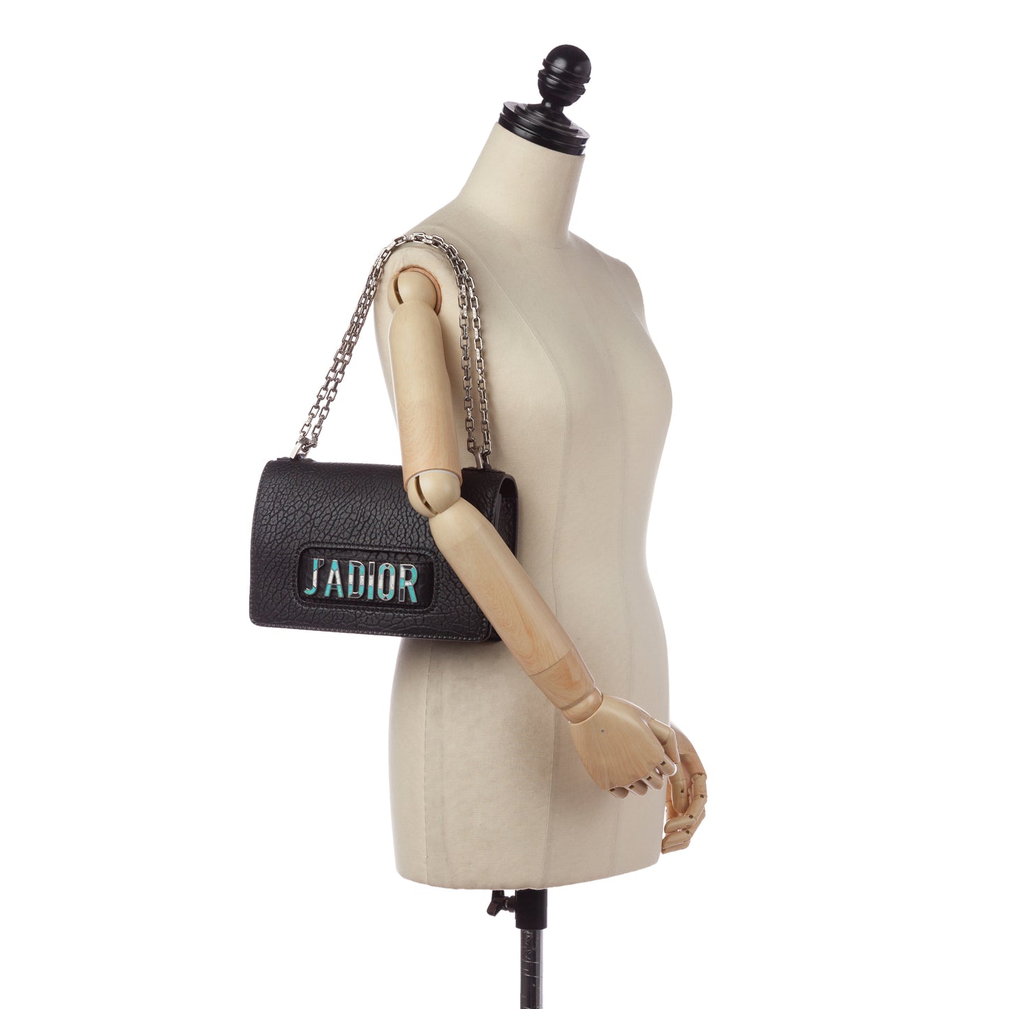 JaDior Chain Leather Flap Bag