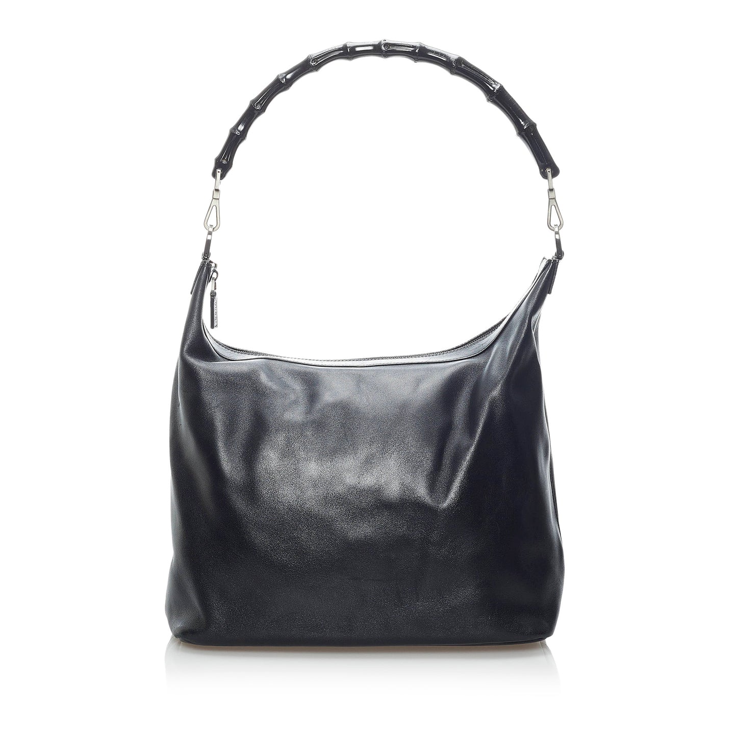 Bamboo Leather Shoulder Bag