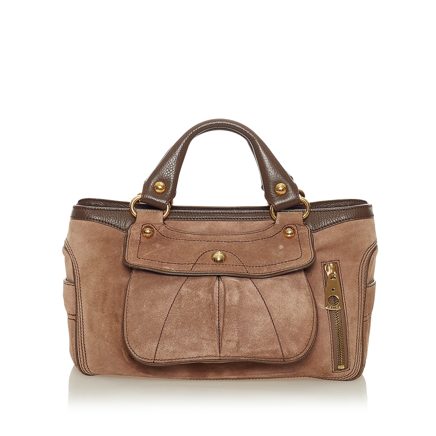 Boogie Suede Leather Handbag
