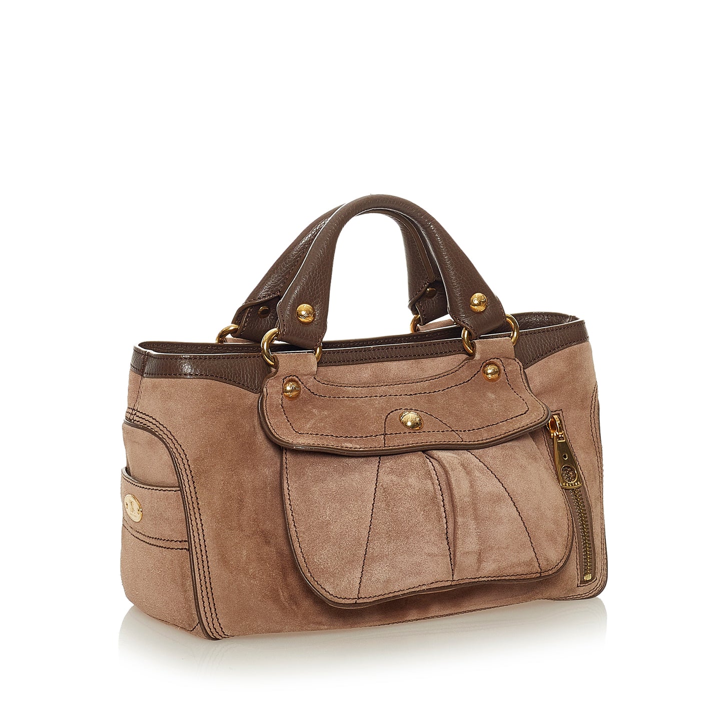 Boogie Suede Leather Handbag