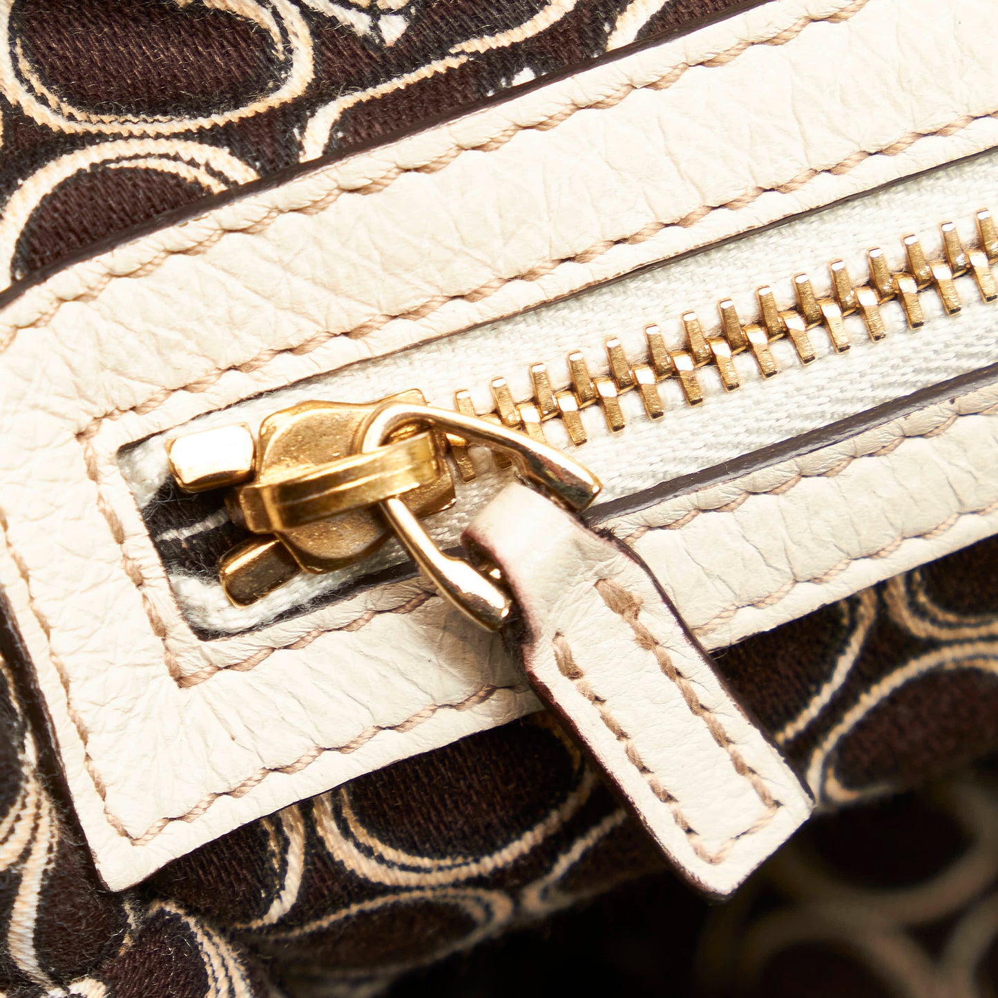 Horsebit Nail Leather Boston Bag