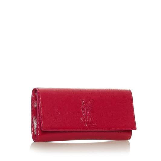 Belle De Jour Patent Leather Clutch Bag