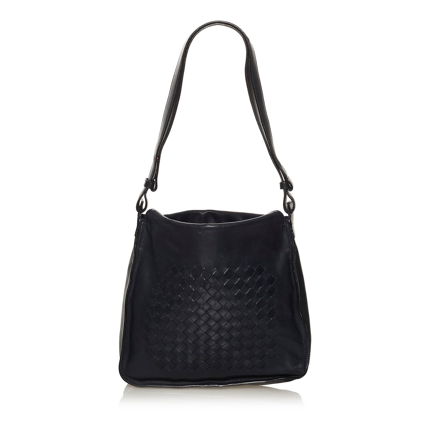 Intrecciato Leather Shoulder Bag