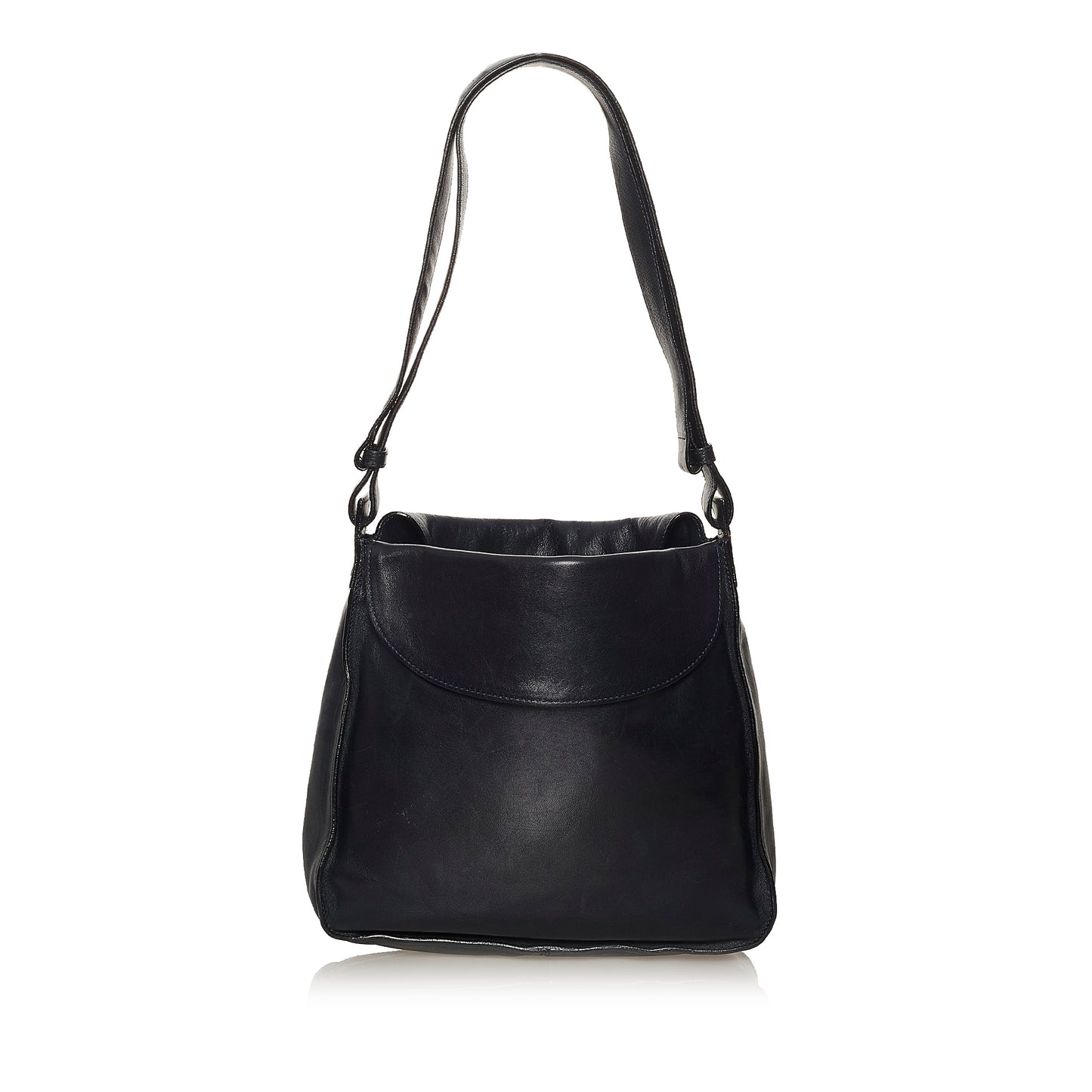 Intrecciato Leather Shoulder Bag