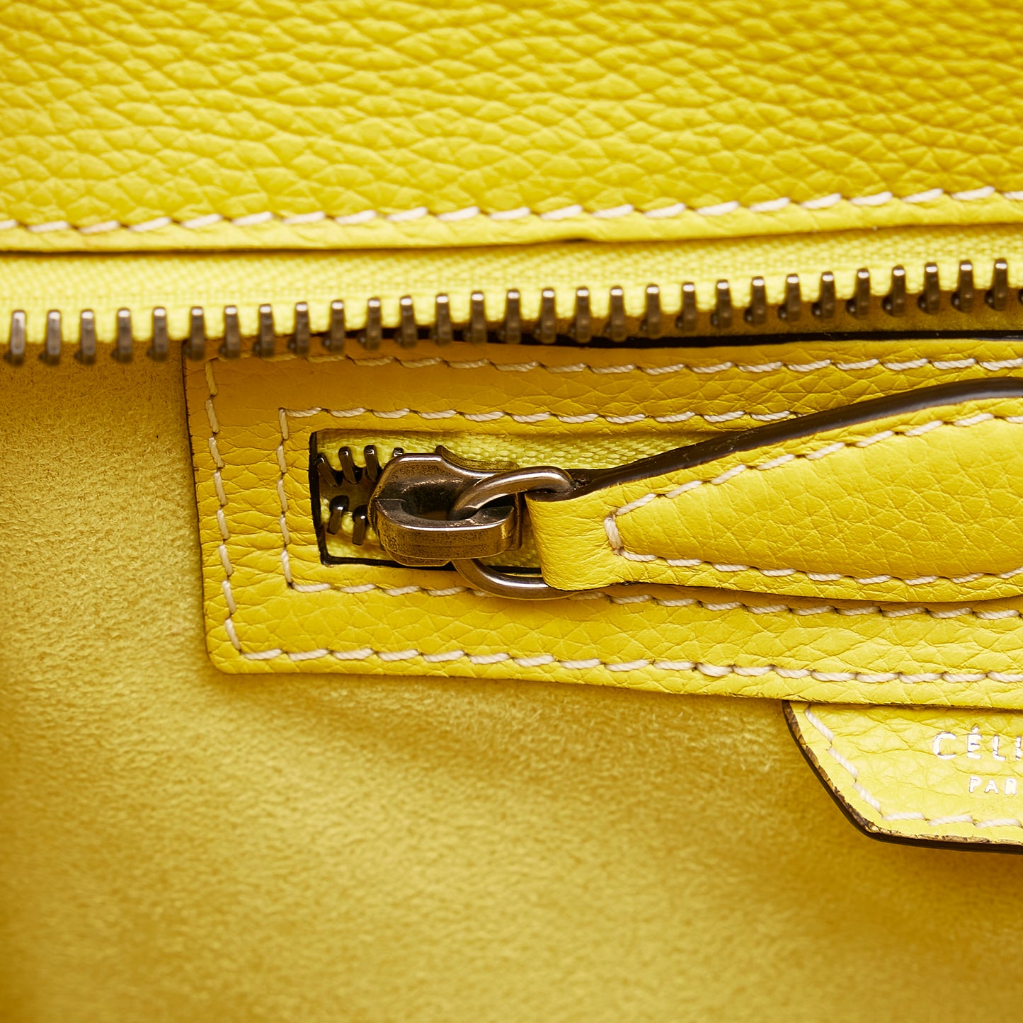 Micro Luggage Tote Leather Handbag