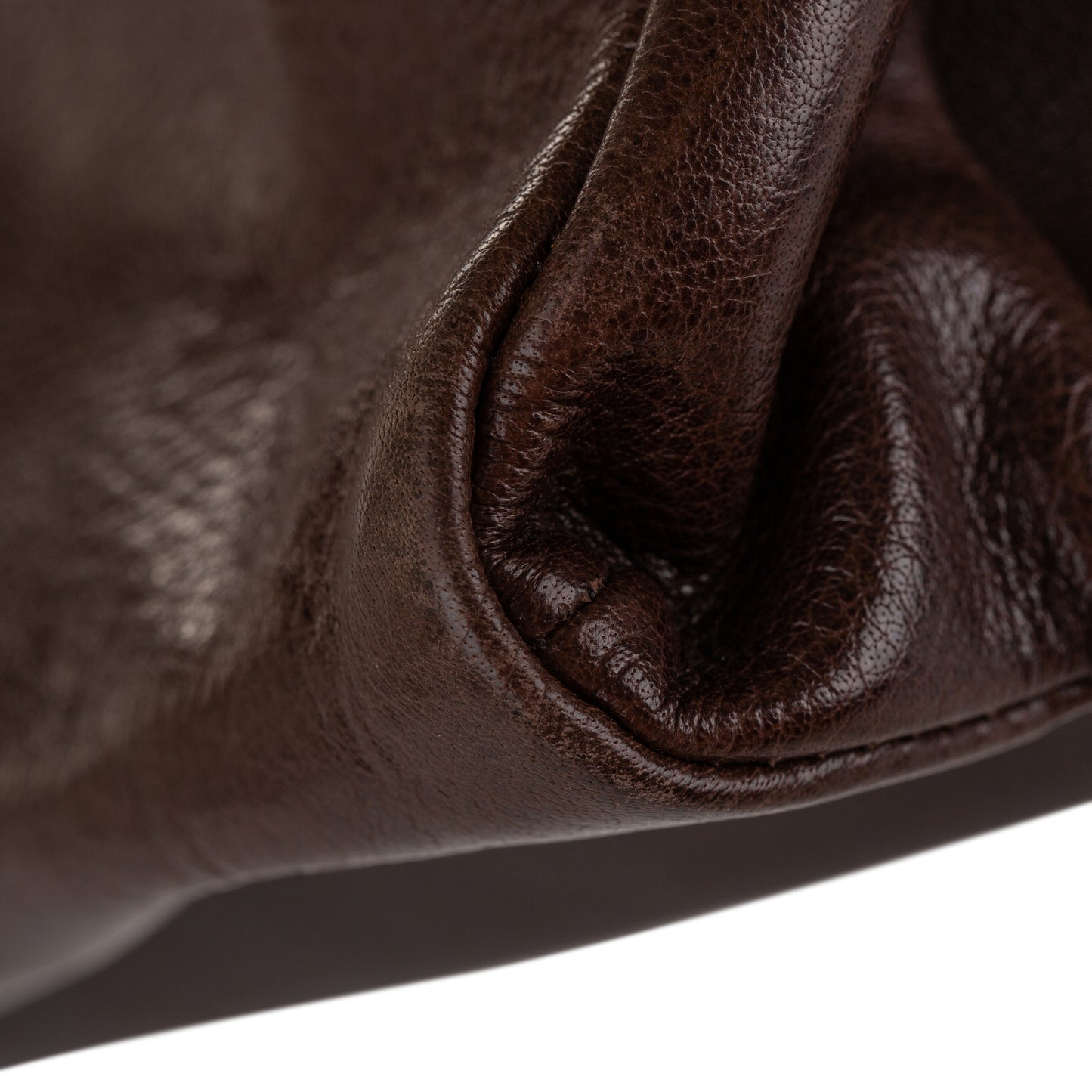 Leather Double Zip Tote Bag