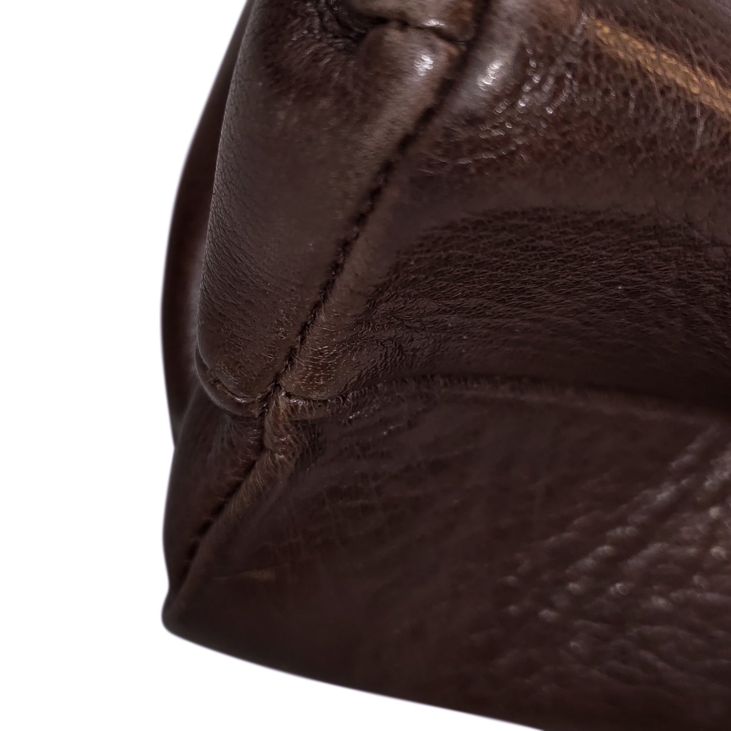 Leather Double Zip Tote Bag