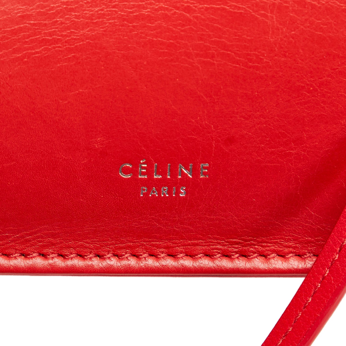 Clasp Leather Shoulder Bag