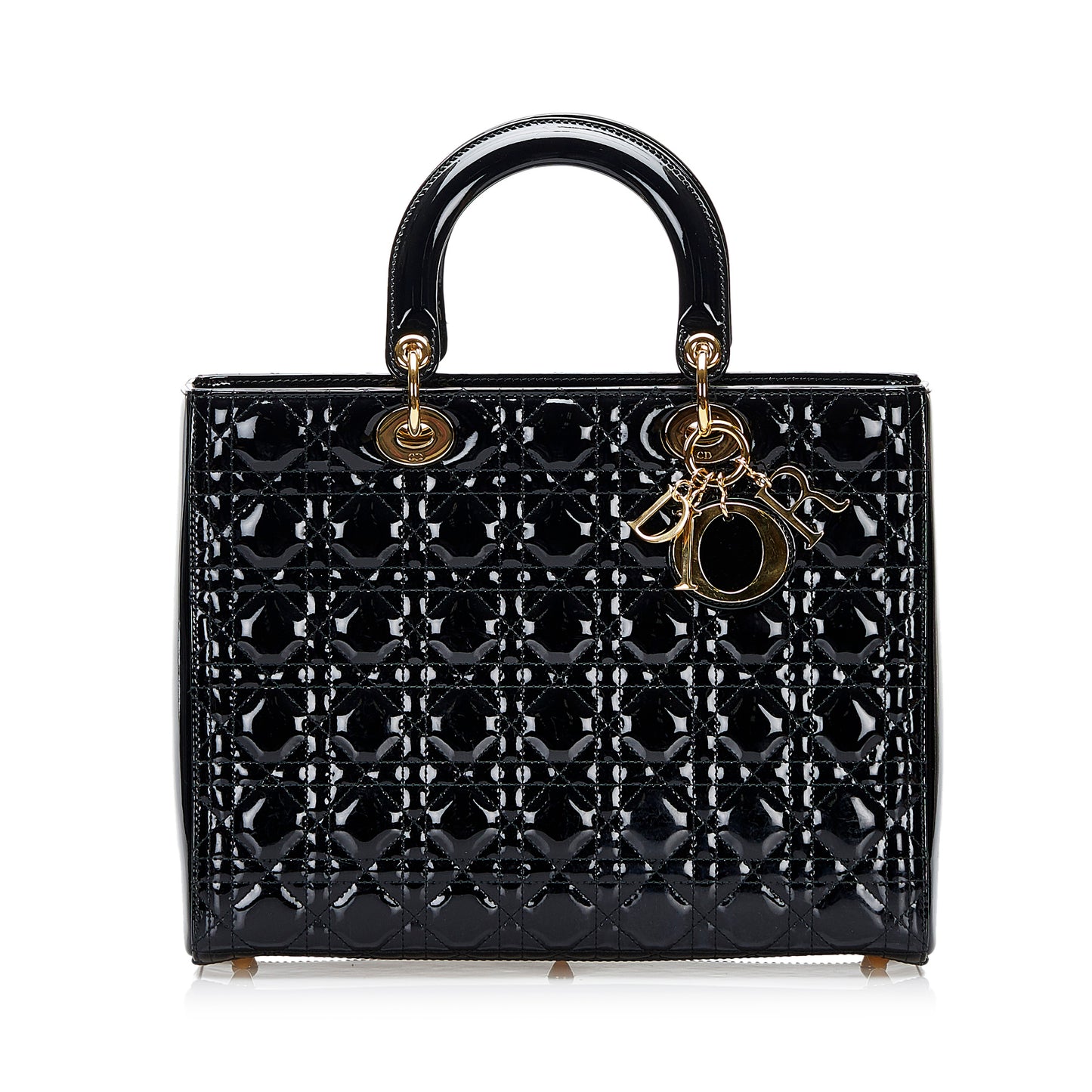 Large Cannage Patent Lady Dior