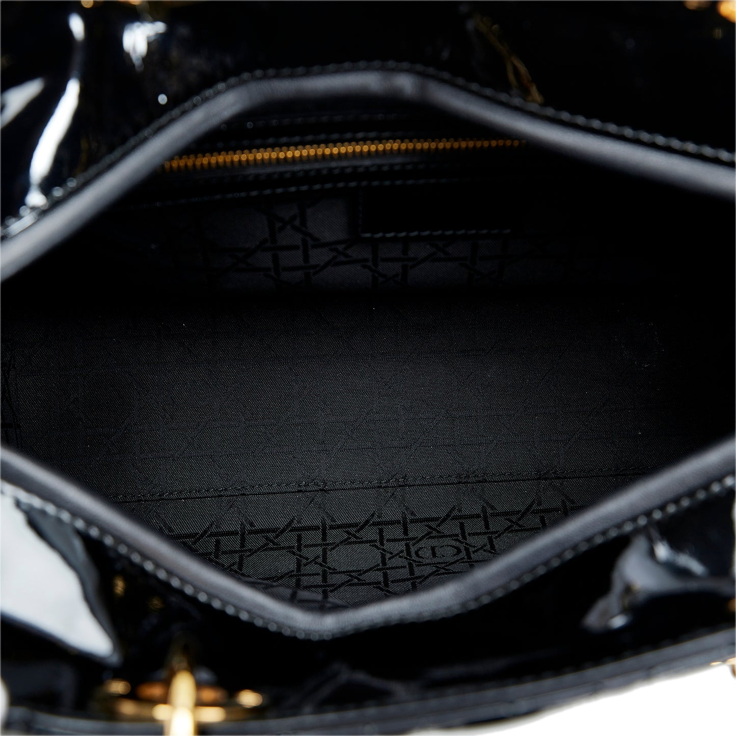 Large Cannage Patent Lady Dior